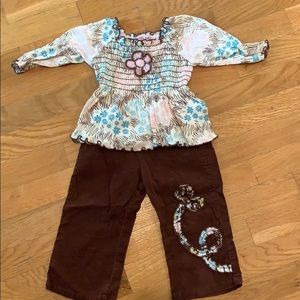 Baby nay 12months. Pants/top set